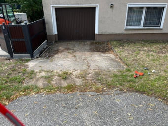 Pflasterarbeiten im Hofbereich