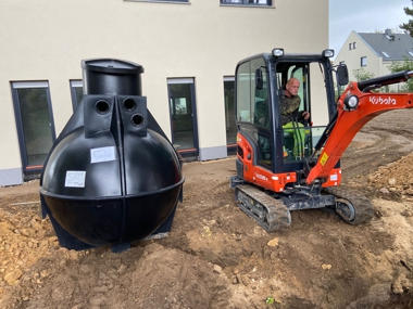 Verlegung von Rohrleitungen im Garten