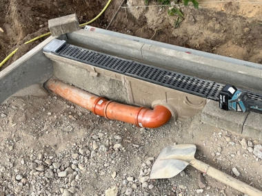 Sickerschacht bzw. Entwässerungslösung