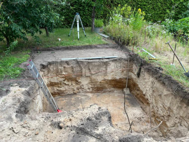 Poolbau im Garten – Vorbereitung